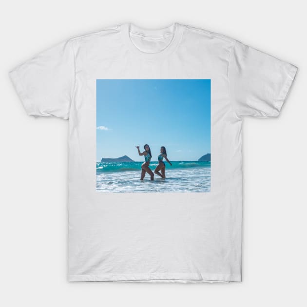 beach babes T-Shirt by DayFox